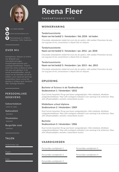CV Voorbeeld Tandartsassistente (NL)-Rotterdam.pdf